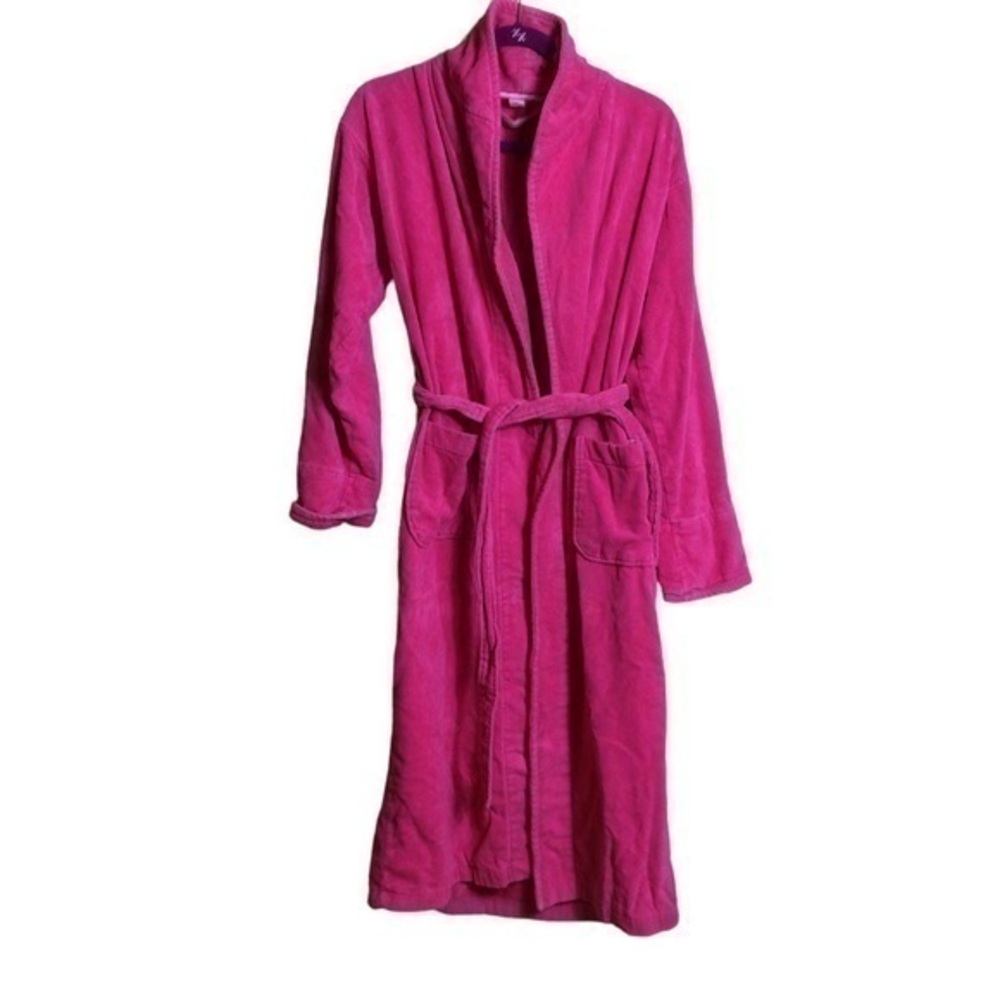 Victorias Secret fuchsia pink bathrobe. Small